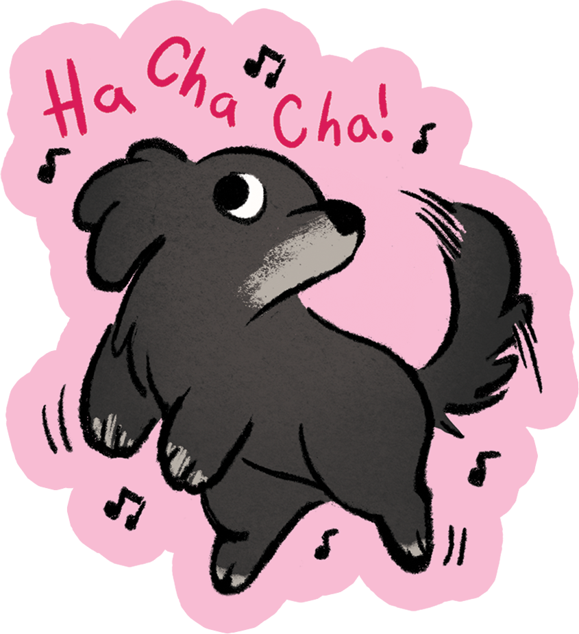 Vinyl Sticker - Ha Cha Cha