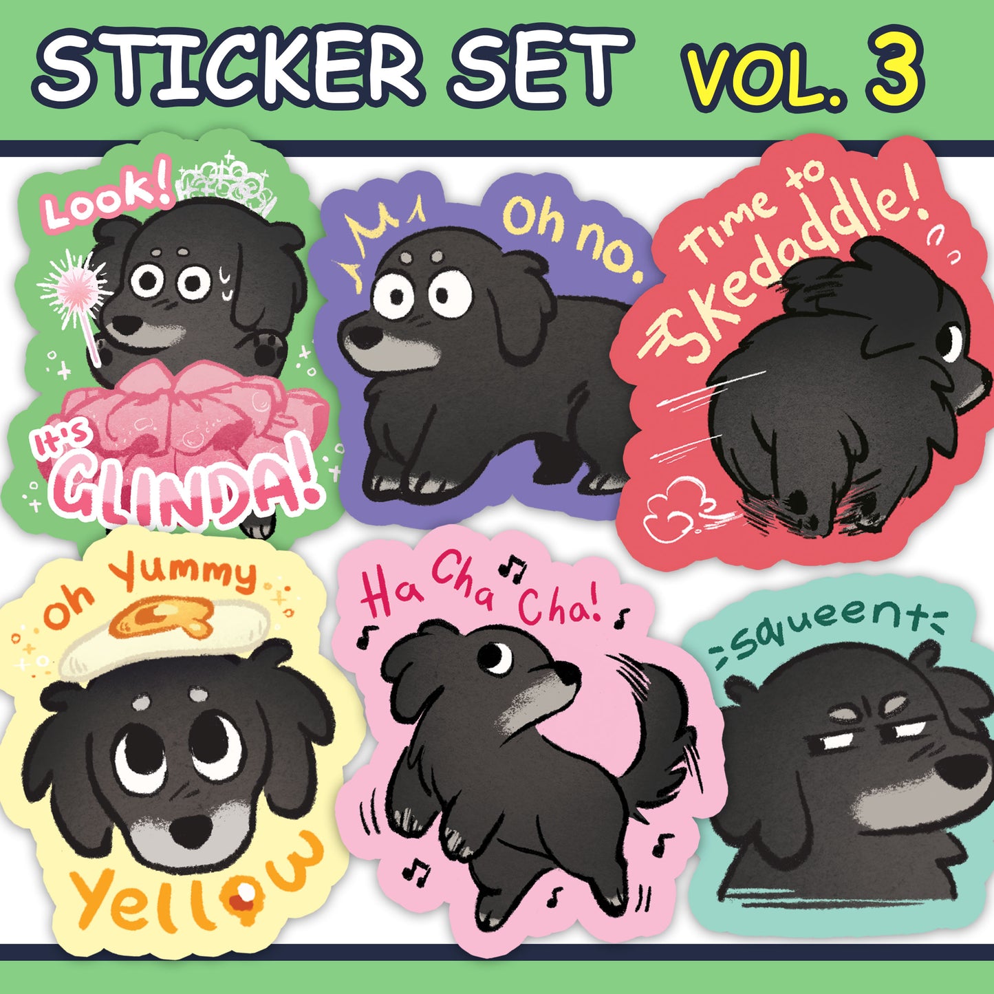Sticker Pack - VOLUME 3 (6x Stickers)