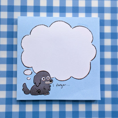 Sticky Note Pad - 'i forgor...'