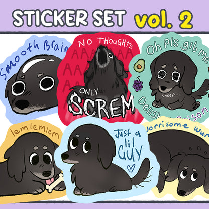Sticker Pack - VOLUME 2 (6x Stickers)